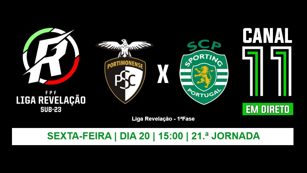 SUB-23 RECEBEM O SPORTING ESTA SEXTA-FEIRA