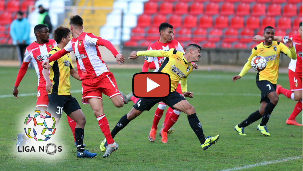 LIGA NOS (17ªJ): RESUMO CD AVES 3-0 PORTIMONENSE