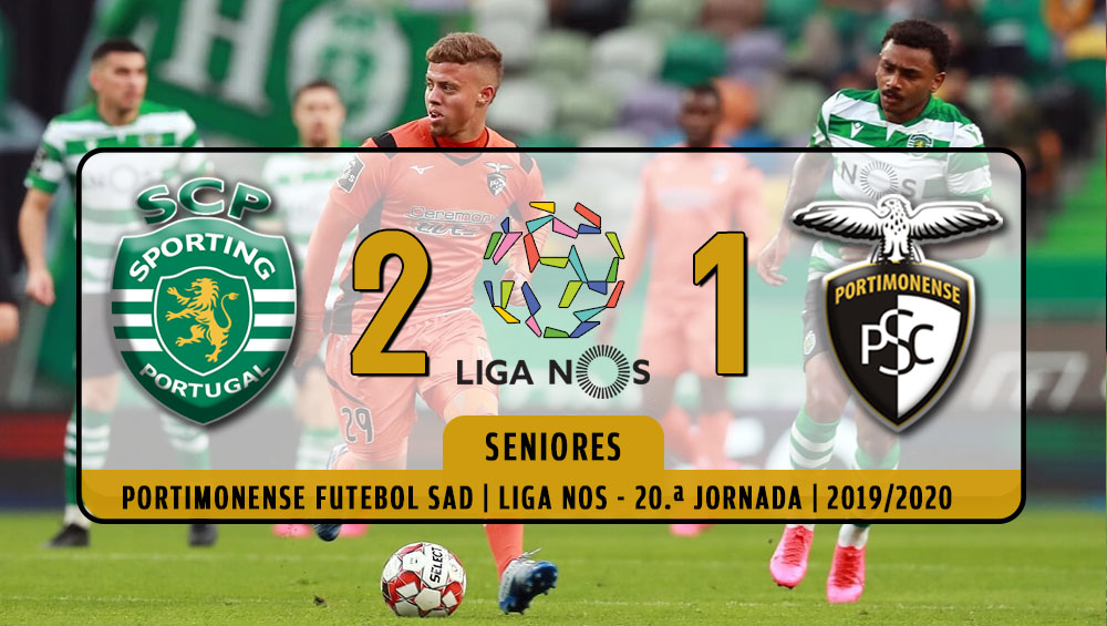 Sporting 2 - Portimonense 1, Liga NOS