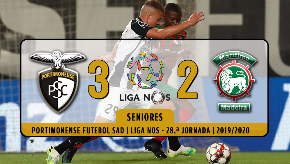 Portimonense 3 - Maritimo 2, Liga NOS