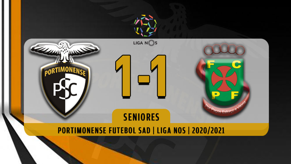 Portimonense 1 - Paços Ferreira 1, Liga NOS