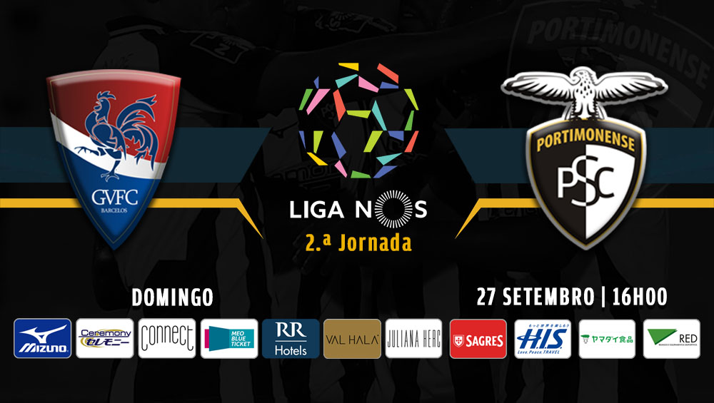 PORTIMONENSE EM BARCELOS NA 2.ª JORNADA DA LIGA NOS