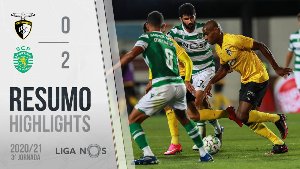 RESUMO: Portimonense 0 - Sporting 2 Liga NOS (3ªJ)
