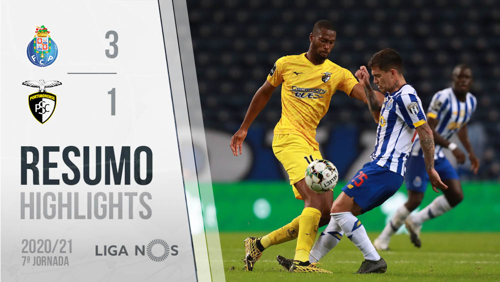 I LIGA (7ªJ): RESUMO FC PORTO 3-1 PORTIMONENSE