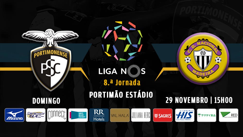 NACIONAL EM PORTIMÃO ESTE DOMINGO
