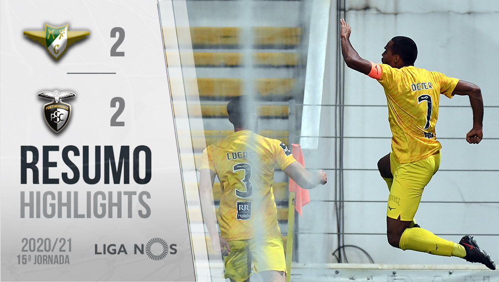 I LIGA (15ªJ): RESUMO MOREIRENSE FC 2-2 PORTIMONENSE