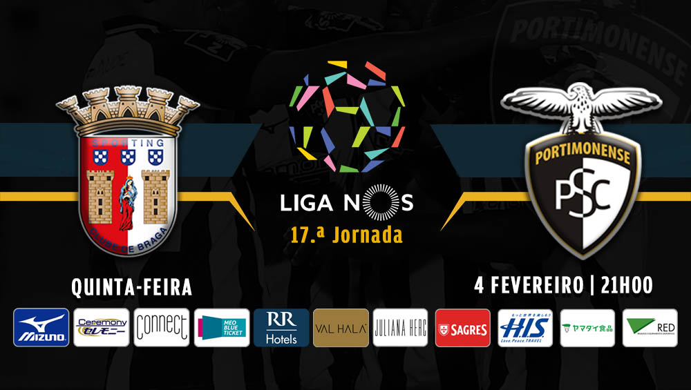 PORTIMONENSE EM BRAGA ESTA QUINTA FEIRA