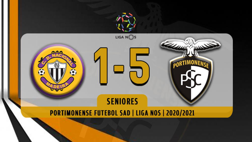 Nacional 1 - Portimonense 5, Liga NOS
