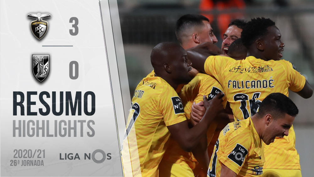 I LIGA (26ªJ): RESUMO PORTIMONENSE 3-0 VITÓRIA SC