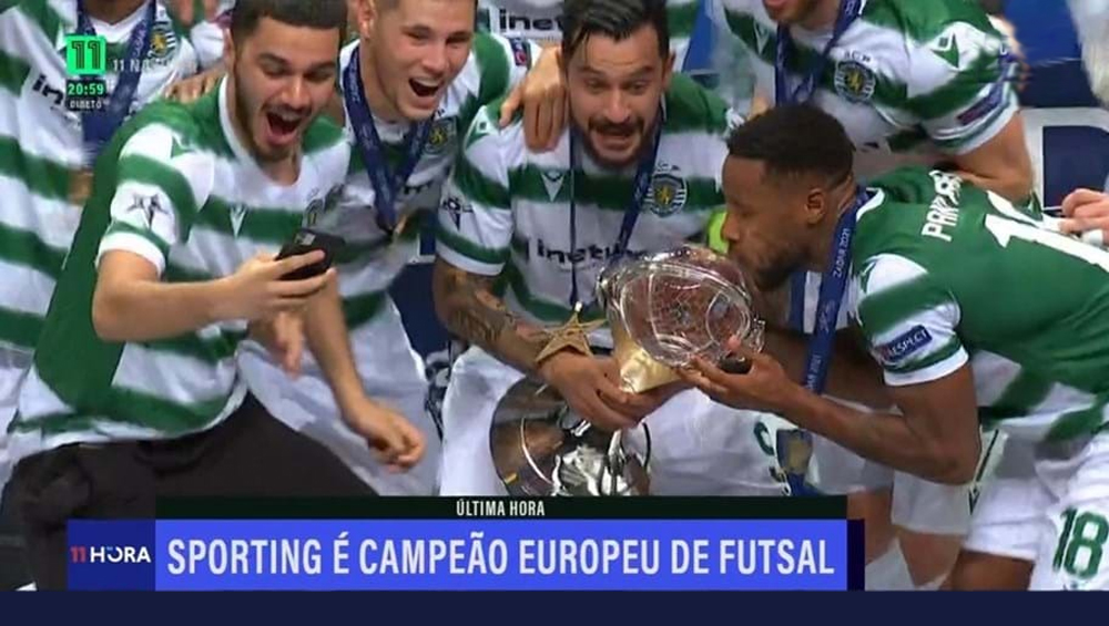 PORTIMONENSE FELICITA SPORTING PELA CONQUISTA DO TITULO EUROPEU
