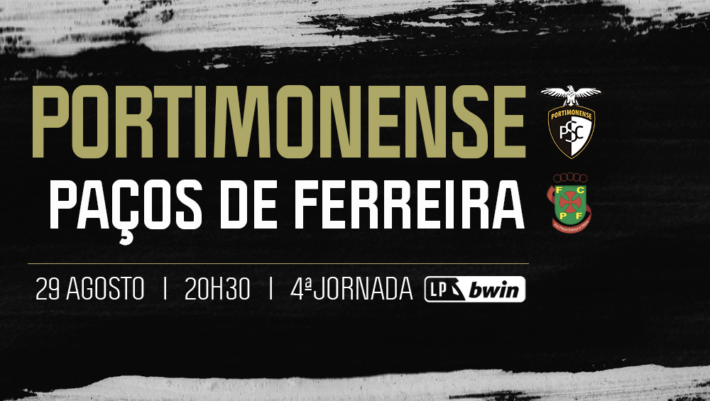 PORTIMONENSE RECEBE O PAÇOS DE FERREIRA ESTE DOMINGO