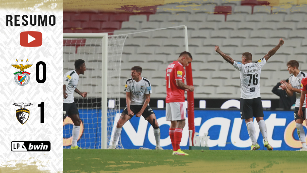 I LIGA (8ªJ): RESUMO SL BENFICA 0-1 PORTIMONENSE