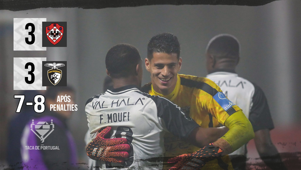 Oliveirense 3 - Portimonense 3 (7-8 GP), Taça de Portugal