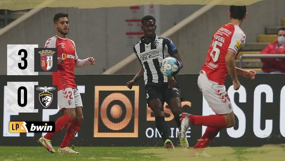 Sp. Braga 3 - Portimonense 0, Liga Portugal BWIN