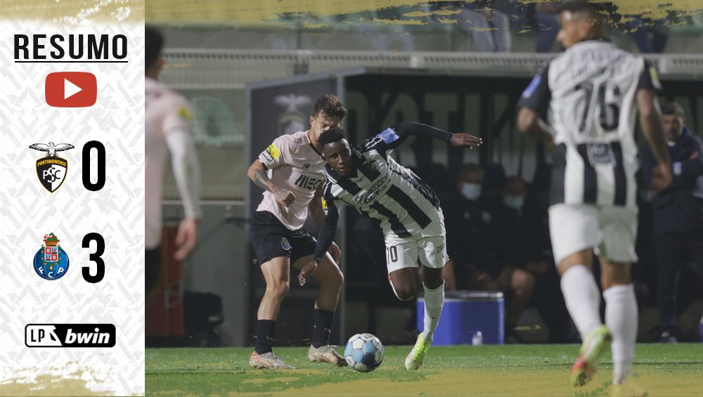 I LIGA (13ªJ): RESUMO PORTIMONENSE 0-3 FC PORTO