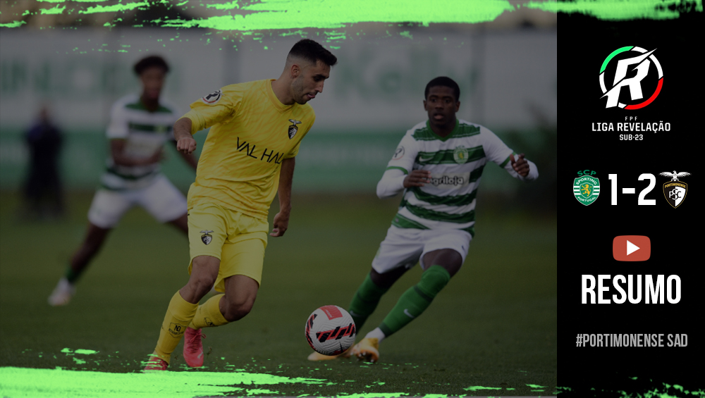 Sporting 1 - 2 Portimonense, Liga Revelação (Resumo)