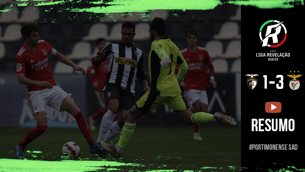 Liga Revelação (13.ª Jorn.): Portimonense 1-3 SL Benfica