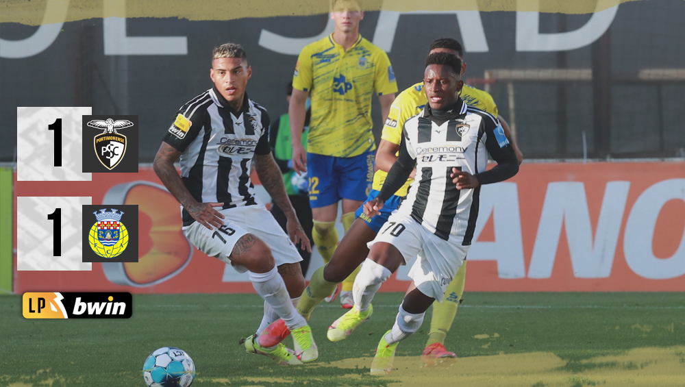 Portimonense 1 - Arouca 1, Liga Portugal BWIN