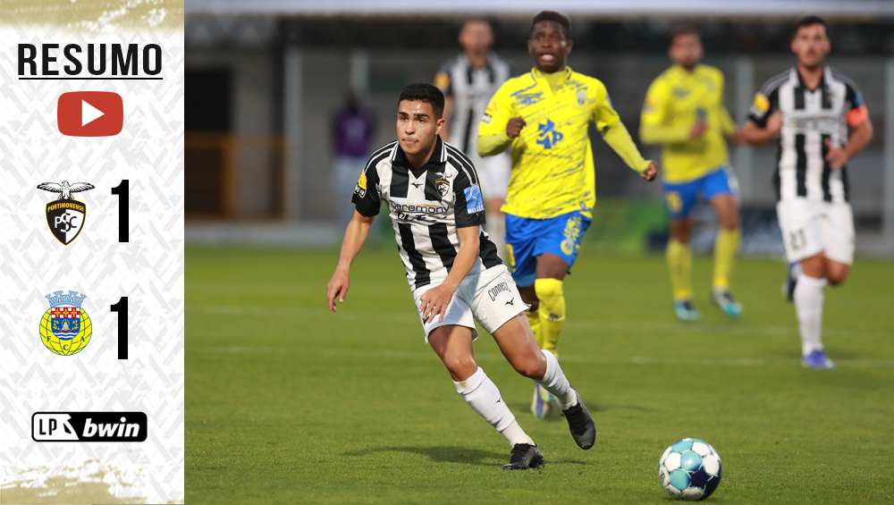I LIGA (15ªJ): RESUMO PORTIMONENSE 1-1 FC AROUCA
