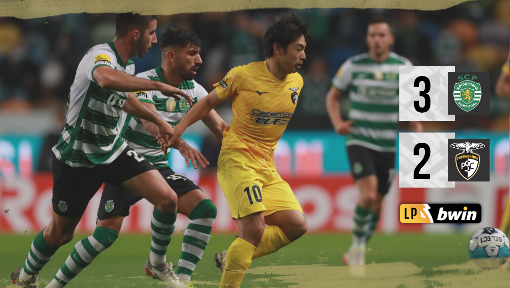 Sporting 3 - Portimonense 2, Liga Portugal BWIN