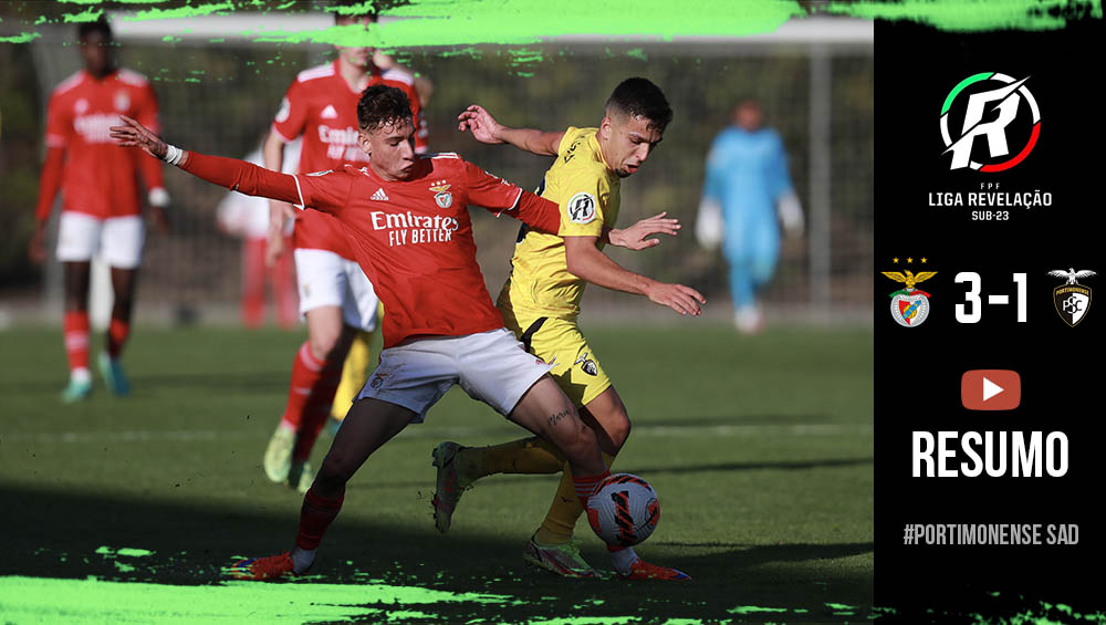 Benfica 3  -  1 Portimonense, Liga Revelação - Apuramento Campeão