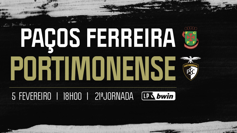 O Portimonense joga em Paços de Ferreira este sábado