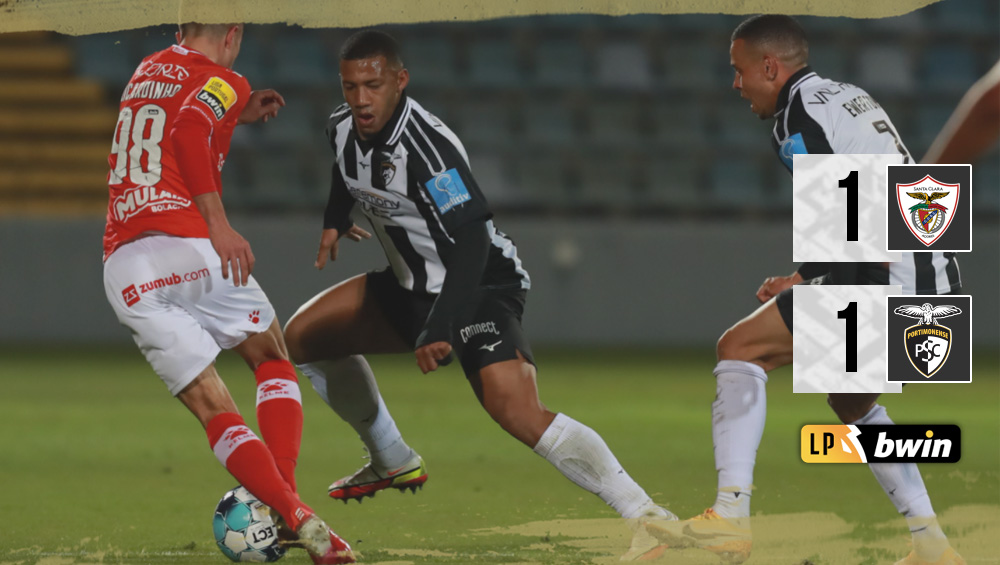 Santa Clara 1 - Portimonense 1, Liga Portugal BWIN