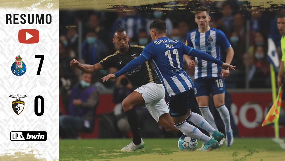 I LIGA (30ªJ): RESUMO FC PORTO 7-0 PORTIMONENSE