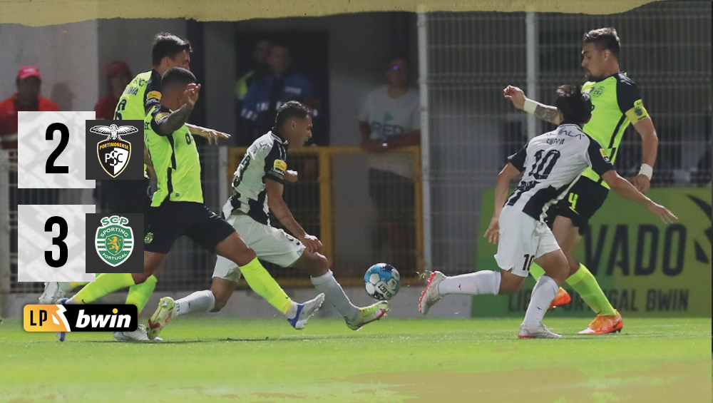 Portimonense 2 - Sporting 3, Liga Portugal BWIN