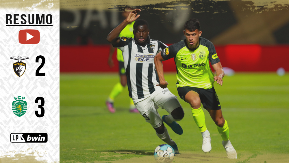 I LIGA (33ªJ): RESUMO PORTIMONENSE 2-3 SPORTING CP