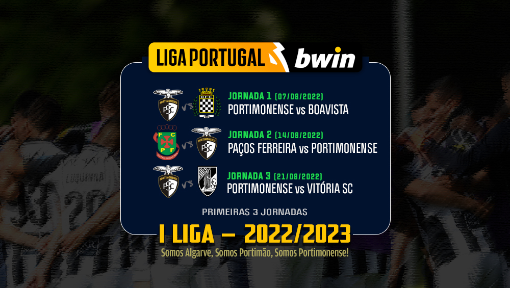 O PONTAPÉ DE SAÍDA É DADO NO PORTIMÃO ESTÁDIO