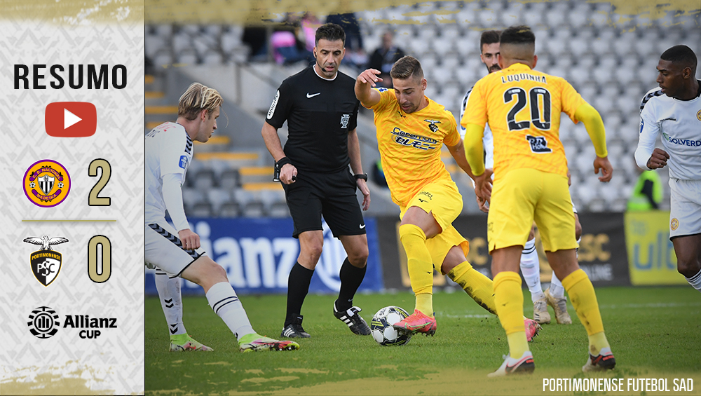 Resumo Allianz CUP | CD Nacional 2 - 0 Portimonense
