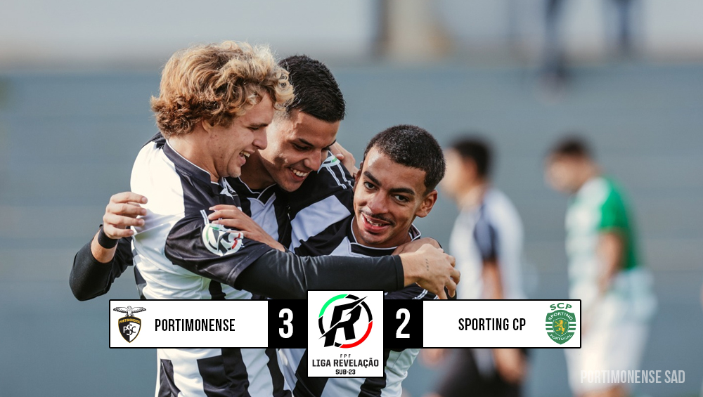 Sub23 do Portimonense vencem o Sporting CP com três golos