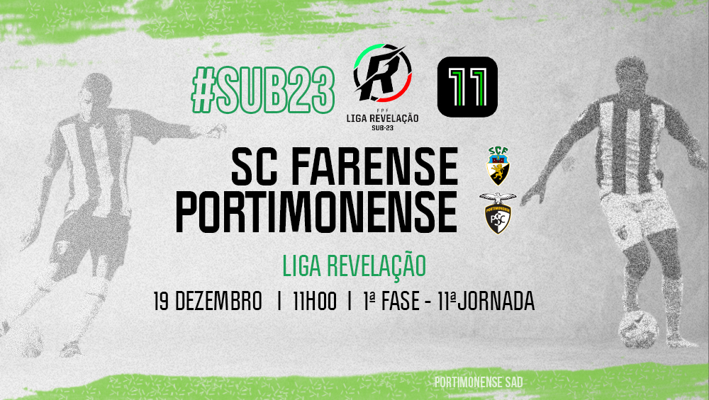 Sub-23 | SC Farense VS Portimonense