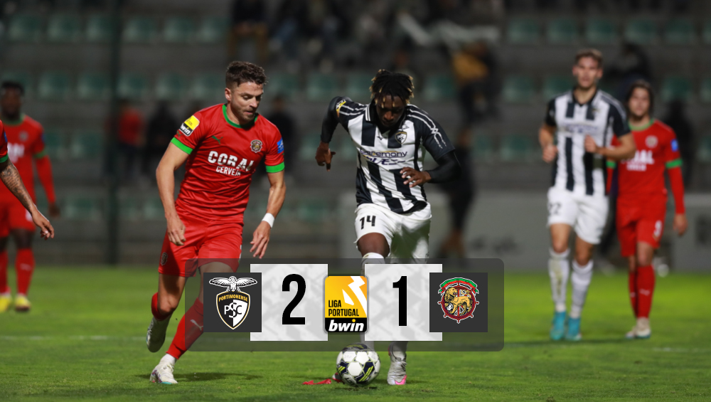 Minutos finais eletrizantes dão vitória ao Portimonense