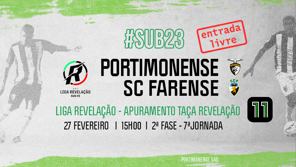 Sub-23 | Portimonense VS SC Farense