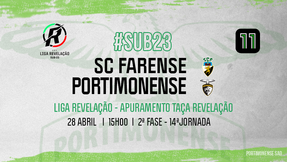 Sub-23 | SC Farense VS Portimonense
