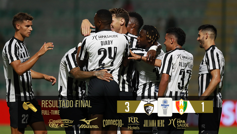 Vitória e passaporte para a próxima fase da Allianz CUP 