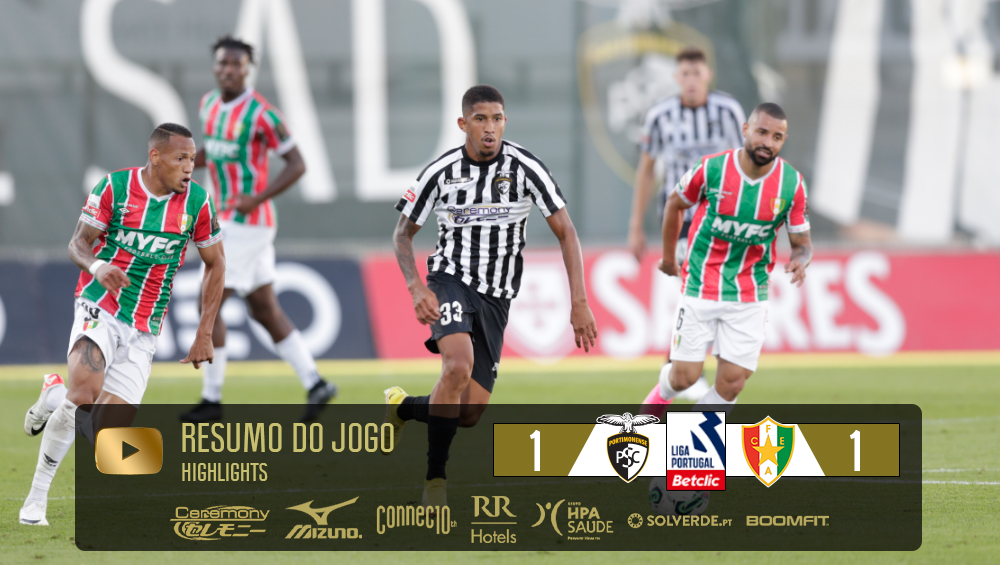 Divisão de pontos entre Portimonense e Estrela