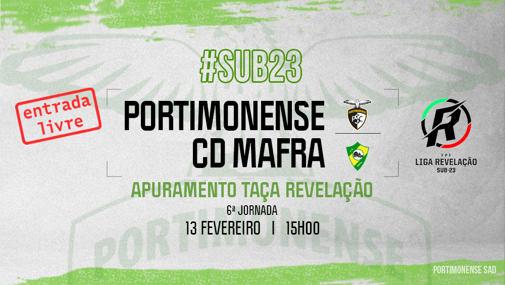 Sub-23 | Portimonense VS CD Mafra