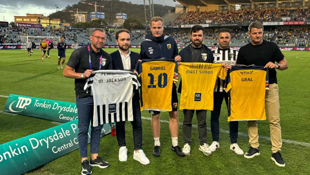 Visita ao Centro de Excelência do Central Coast Mariners