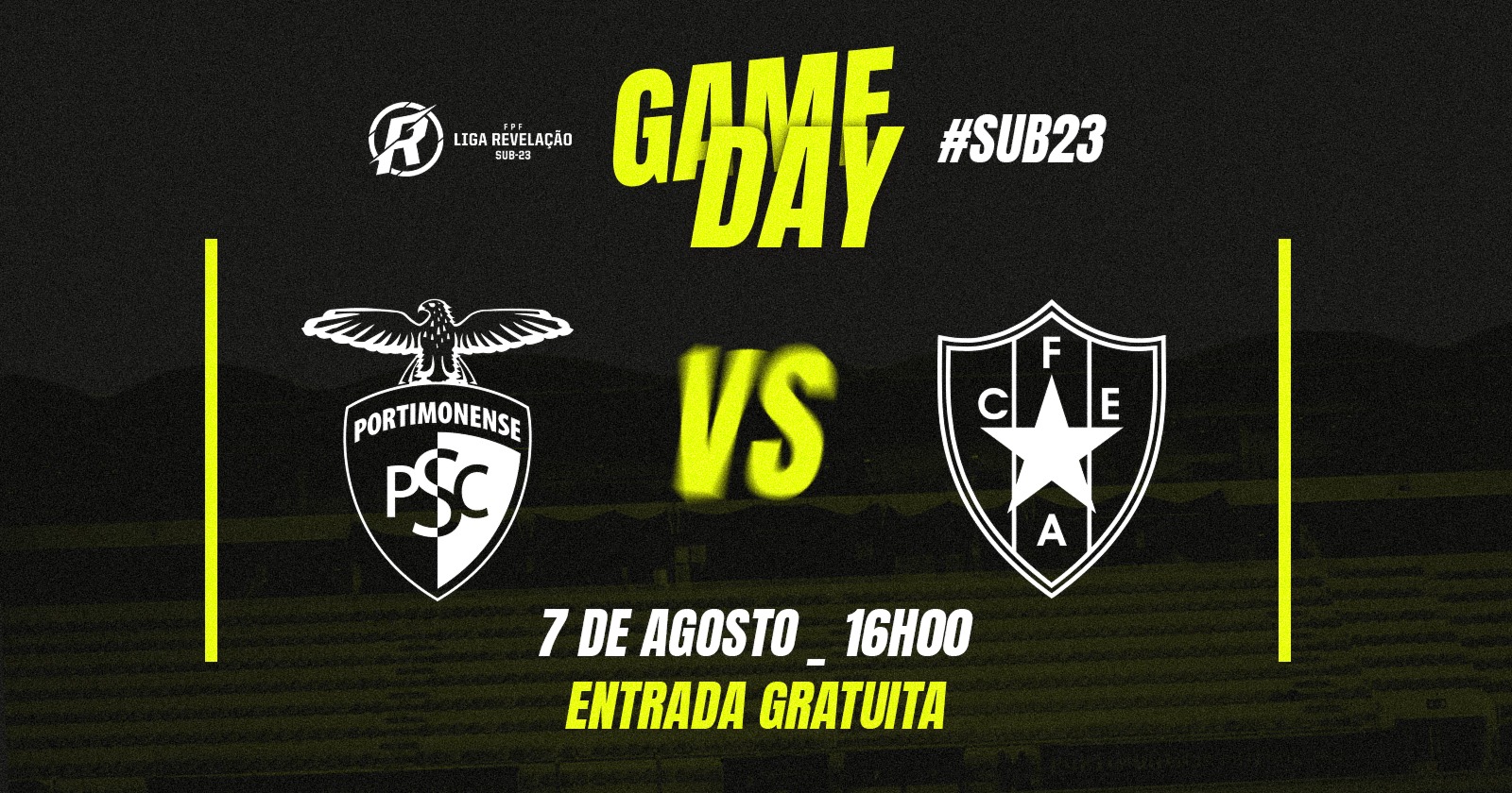 Sub23 | Portimonense VS Estrela Amadora