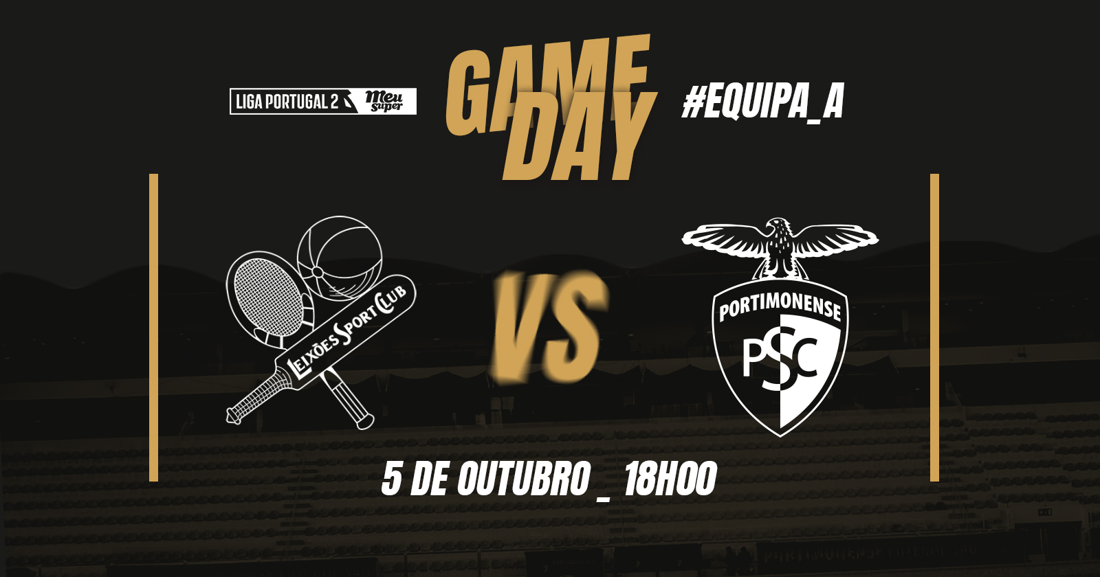 Jogo em Matosinhos marcado para sábado