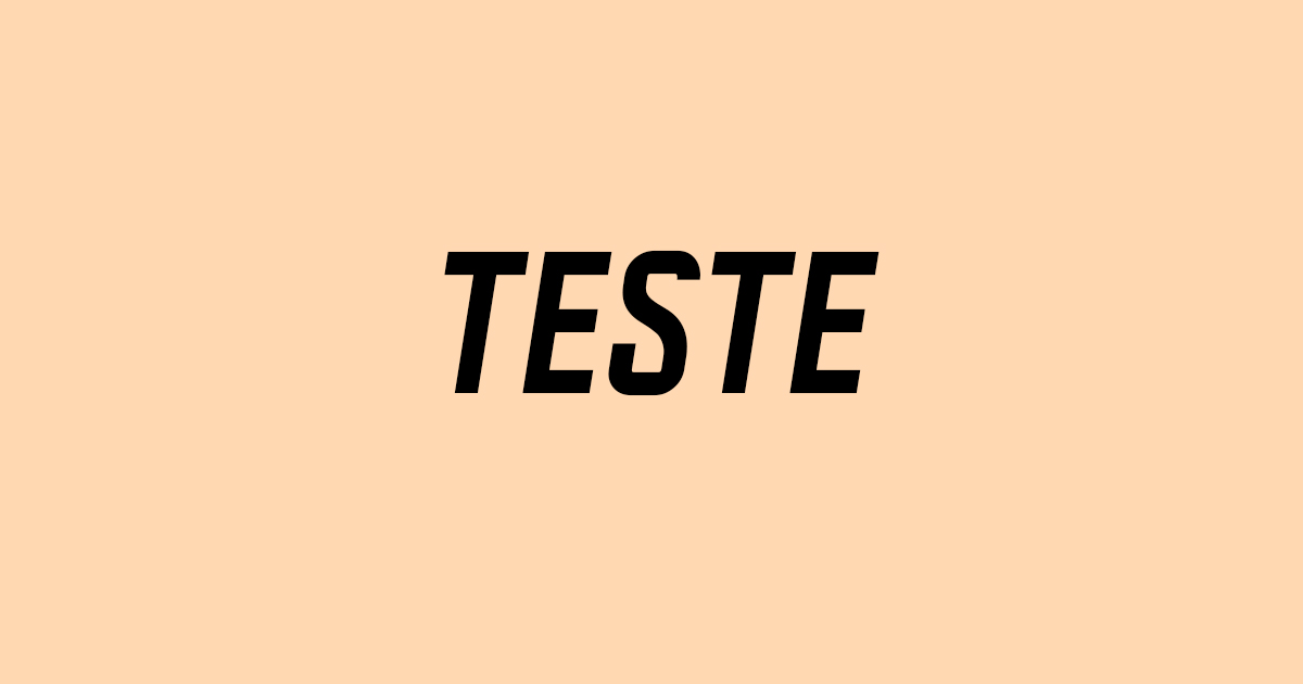 Noticia de teste