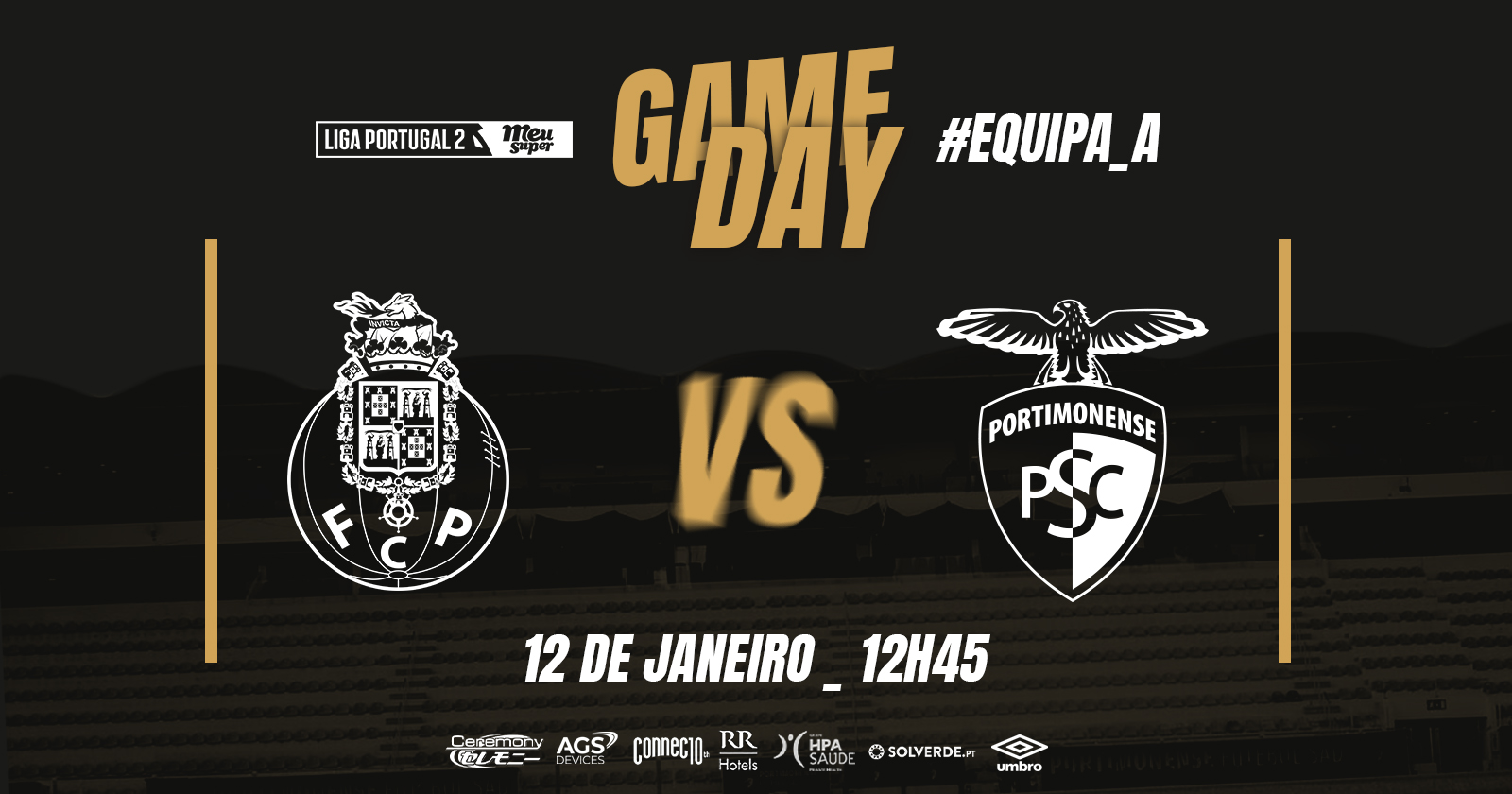 Portimonense defronta o FC Porto B na 16ª Jornada da Liga Portugal Meu Super