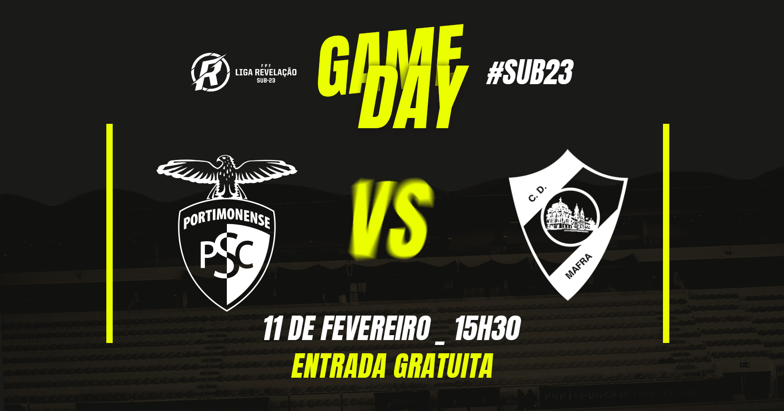 Sub-23 do Portimonense defrontam o CD Mafra