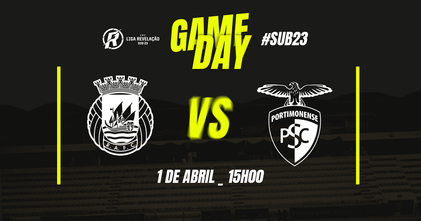 Sub-23 do Portimonense defrontam o  Rio Ave FC