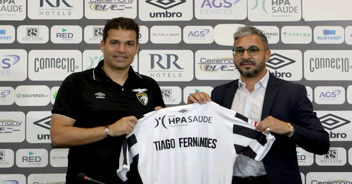 Tiago Fernandes é o novo Homem do Leme do Portimonense