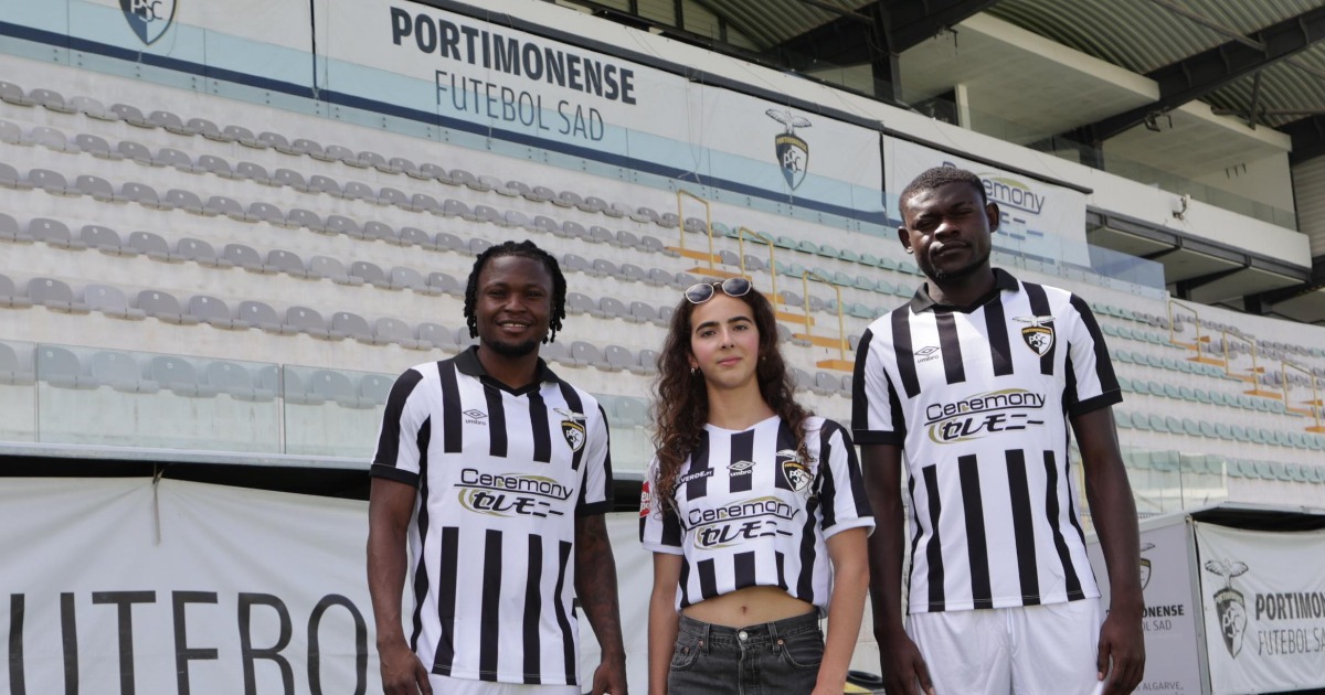 A nadadora Carlota Silva visitou o Portimão Estádio
