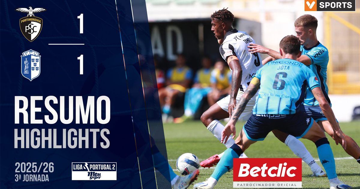 Resumo | Portimonense 1 - 1 FC Vizela